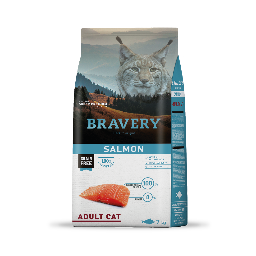 BRAVERY SALMON ADULT CAT 7 KG