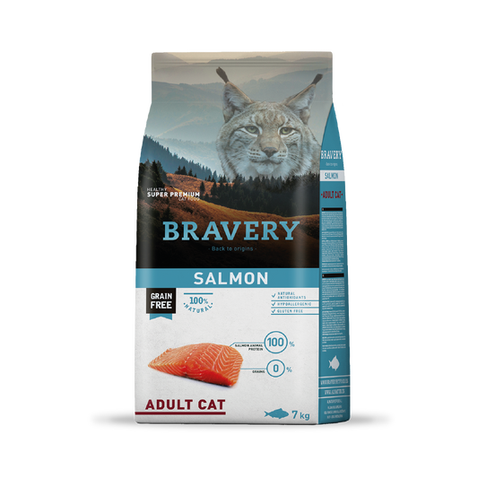 BRAVERY SALMON ADULT CAT 7 KG