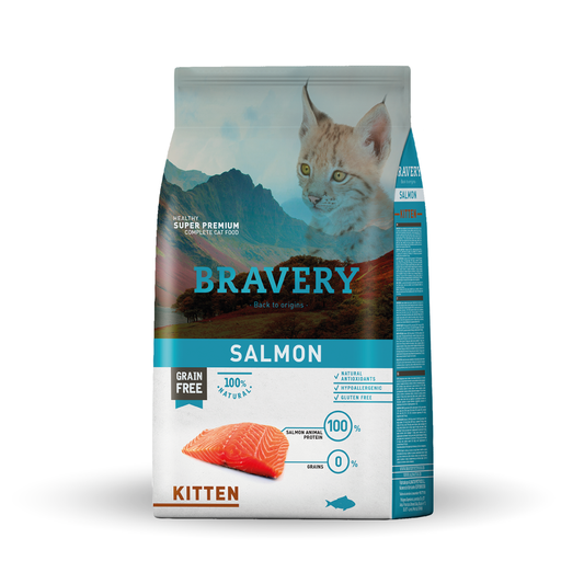 BRAVERY SALMON KITTEN 2 KG