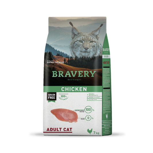 BRAVERY CHICKEN ADULT CAT 7 KG