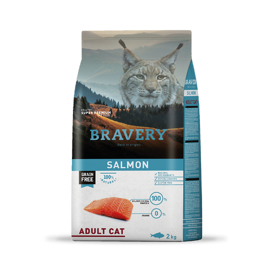 BRAVERY SALMON ADULT CAT 2 KG