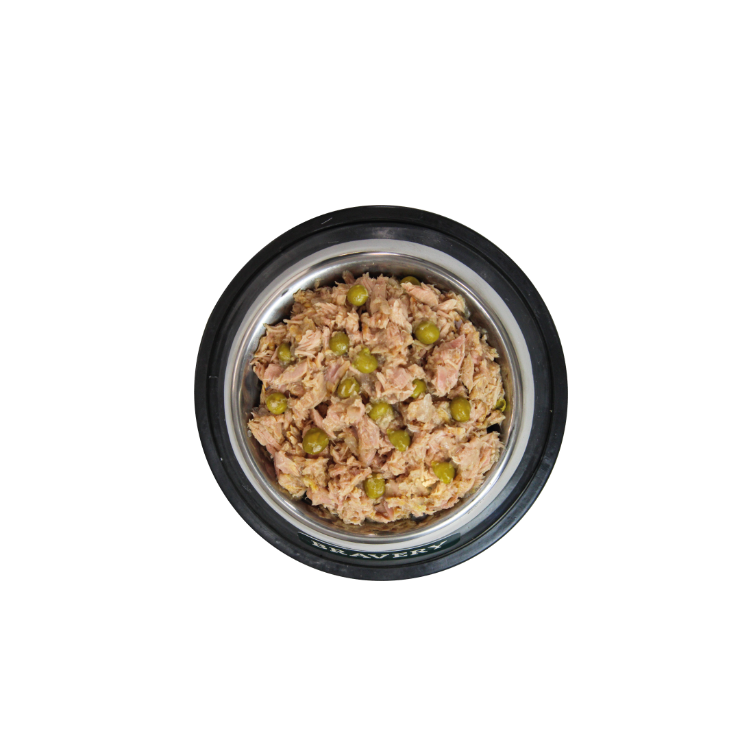 BRAVERY TUNA LOIN AND PEAS ADULT CAT WET FOOD 70 GR