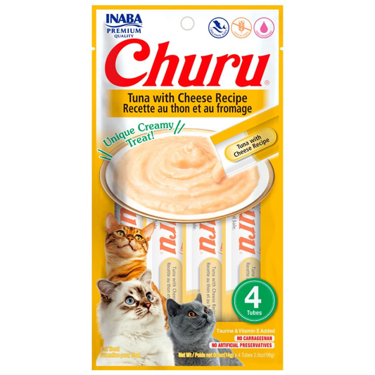 Churu Gato Atún y Queso 14gr/4 tubos