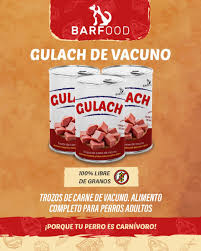 Gulach de perro sabor vacuno 400gr