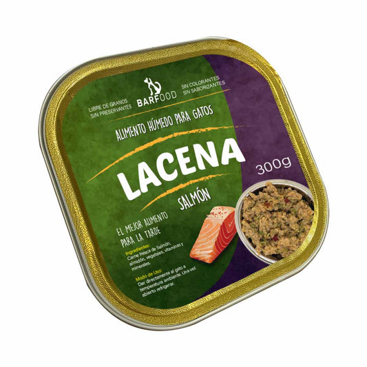 Lacena para gato sabor salmón 300gr