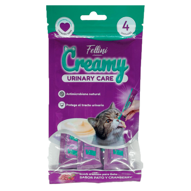 Fellini Creamy urinary Pato-cranberry (4 tubos 15g) 60g