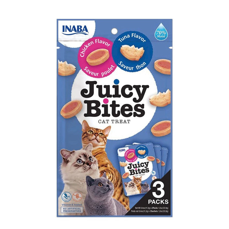 JUICY BITES GATO ATÚN/POLLO 11.3 GR X 3