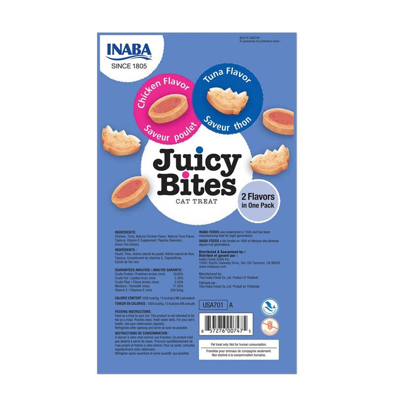 JUICY BITES GATO ATÚN/POLLO 11.3 GR X 3