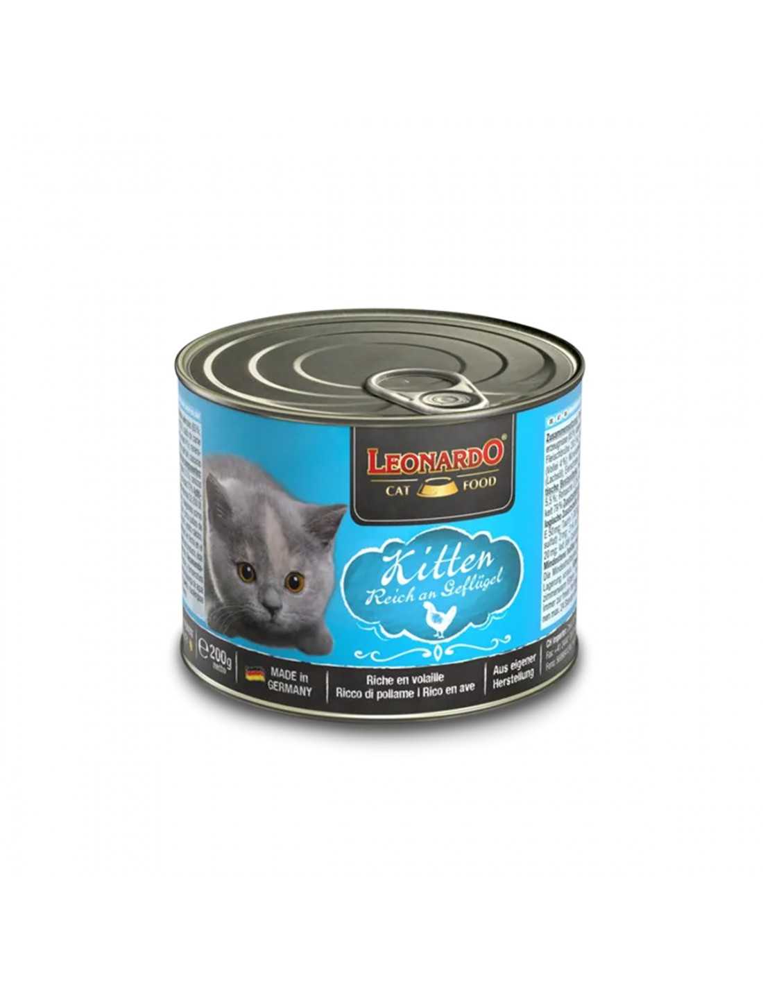 LEONARDO LATA QUALITY SELECCIÓN KITTEN 200 GR