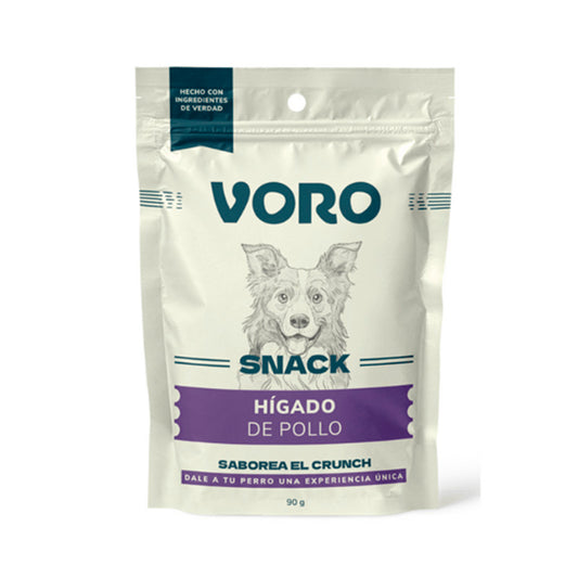 Voro Snack Sabor a higado de pollo 90g