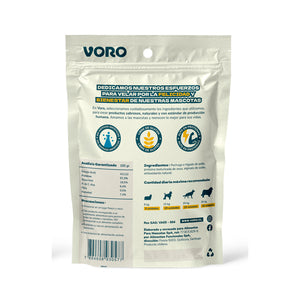 Voro snack sabor mix pollo, pechuga e hígado 90g